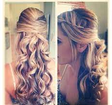 Half Up Curly Hair For The Masquerade Ball Wedding Hairstyles For Long Hair Hair Hair Inspiration
