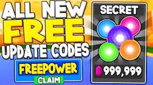 When other players try to make money during the game, these codes make it easy for you and you can reach what you need earlier with leaving others your behind. All New Free Secret Power Update Codes In Anime Fighting Simulator Roblox Codes