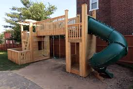 Overall ground area including swings. 75 Dazzling Diy Playhouse Plans Free Mymydiy Inspiring Diy Projects