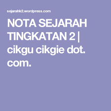 Nota sains tambahan t5 kssm bab 3 sebatian karbon dalam kehidupan. Nota Sejarah Tingkatan 2 Dots Notes