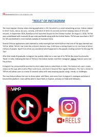 The iranian government ordered internet providers to block access to instagram in january 2019. How To Use Instagram Reels How To Create Instagram Reels By Revamp Issuu