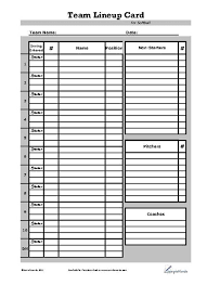 Wristbandsigns.com powered by own the zone sports has been providing coaches and players with pick proof baseball and softball signs since 2006. Softball Lineup Card Download And Print Pdf Template File Baseball Lineup Baseball Card Template Lineup