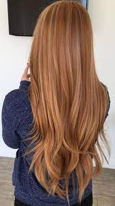 Combine this statement hue with honey blonde highlights, and your mane will look as if it walked straight off of your social media feeds. Heavenly Copper Hair Color On Long Straight Hair Ginger Hair Color Strawberry Blonde Hair Color Red Blonde Hair