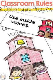 Classroom Rules And Coloring Pages Pbis Classroom Rules Teacher Classroom Rules Classroom