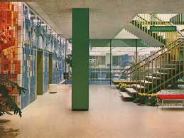 Hayden Burns Library In Downtown Jacksonville Florida Mid Century Modern Interior Modern Buildings Modern Architecture Mid Century Architecture