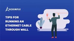 All you need to do now is shove those when i ran our surround speaker wires through the ceiling and wall, i used these to attach rca. Archimple How To Run Ethernet Cable Through Exterior Wall House Networking Solution