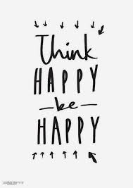 Life And Style On Etsy Words Quotes Think Happy Be Happy Quote Prints