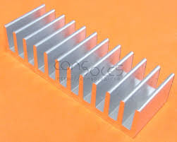 dip40 aluminum tall heat sink: glue on