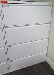 Uline Tall 4 Drawer Legal Lateral File Cabinet
