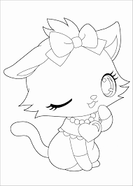Fun and easy detailed coloring pages for kids and adults. Anime Cat Coloring Page For Girl Coloringbay