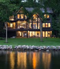 Denali Homes 2018 Artisan Home Tour Modern Lake House Rustic Contemporary Lake Houses Exterior