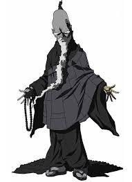 Shinigami Wolf Afro Samurai Samurai Anime Samurai