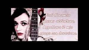 Entra e non perderti neanche una parola! Testo Di Fiori D Arancio Carmen Consoli Youtube