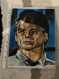 Shane Weston Joe 90 A4 original Art by Gary Ward Gerry Anderson