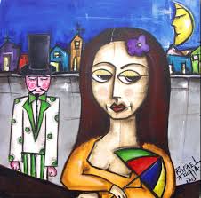 Mona Lisa no Carnaval pernambucano