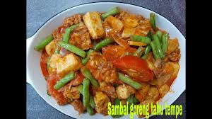 Asemwater, 5 sjalotten, 500 ml. Sambal Goreng Tahu Tempe Youtube