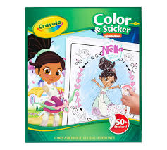 Nella the princess knight with sample. Crayola Coloring Pages And Stickers Nella The Princess Knight Gift For Girls Ages 3 4 5 6 Crayola