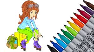 Mia new lego friends coloring pages. Lego Friends Mia Coloring Page 2016 New Hd Video For Kids Youtube
