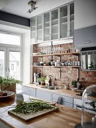 Red Brick Kitchen Backsplash Ideas Scandinavian Kitchen Design Kitchen Inspirations Kitchen Kitchen Interior