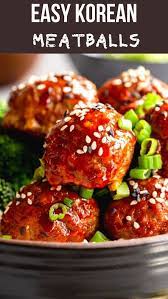 Korean Meatballs Recipe Recipes Beef Recipes Best Dinner Recipes