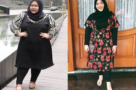 Tampilannya yang terlihat simple tapi modis menjadi daya tarik tersendiri. 8 Inspirasi Fashion Hijab Stylish Buat Cewek Gemuk Ala Selebgram Indonesia Cewekbanget