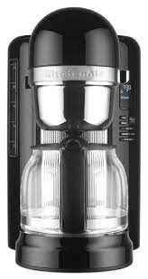 Kitchenaid 12 Cup Coffee Maker With One Touch Brewing Onyx Black Kcm1204ob Closeout Walmart Com In 2021 Kitchen Aid Coffee Maker Coffee Maker Kitchen Aid