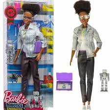 Now In Stock Dream Big With Barbie Robotics Engineer Doll This Barbie Career Of The Year Doll Introduces Doll Clothes Barbie Black Denim Jacket Barbie Dolls