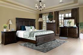 Made in italy wood contemporary master bedroom designs. Minerva Walnut Brown Master Bedroom Set Tall Panel Headboard Beautifully Carved Queen King Size Bed Dresser Mirr Furniture Bedroom Sets Queen Bedroom Sets