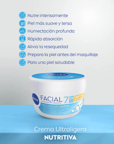 Conoce la l&iacute;nea NIVEA Facial 7en1, el cuidado facial que se adapta a tu piel, sin sensaci&oacute;n grasosa. 💙✨
