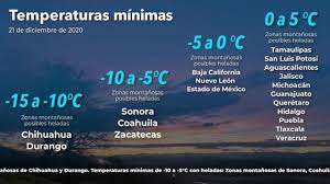 La Jornada Pronostico Del Tiempo Para El 21 De Diciembre De 2020