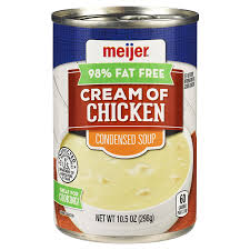Ditch the canned garbage and make it at home with basic ingredients in under 15 minutes flat! Meijer 98 Fat Free Cream Of Chicken Soup 10 5 Oz Condensed Soup Meijer Grocery Pharmacy Home More