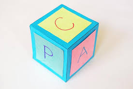 The alphabet is presented in both upper. Alphabet Paper Blocks Kids Crafts Fun Craft Ideas Firstpalette Com