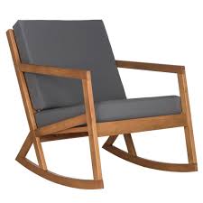 Contemporary With A Nod To Hand Crafted Shaker Individuality This Elegant Outdoor Rocking Chair Patio Rocking Chairs Outdoor Rocking Chairs Wood Rocking Chair