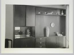 I hope you enjoy it and thank you so much for all the support and the positive feedback on my past videos. Gruntal V G Interior View Of Nikolai Milutin S Apartment Showing The Built In Wall Unit In The Dining Room Which Opens Onto The Built In Kitchen Narkomfin Apartment Building 25 Novinskii Boulevard Moscow After