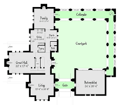 ○ inner wall and outer wall. Unique Castle Of Your Own 44118td Architectural Designs House Plans