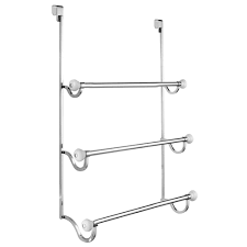 Check spelling or type a new query. Interdesign York Over Shower Door Towel Rack 3 In White And Chrome 73410 The Home Depot In 2021 Shower Doors Towel Rack Glass Shower Doors Decor