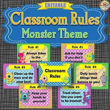 Cheap party supplies and decorations for any occasion. Monsters Classroom Rules Posters Editable Wall Display Or Bulletin Board Classroom Rules Monster Theme Classroom Monster Classroom