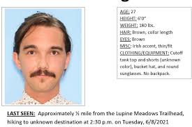 Cian McLaughlin: Search continues for Irish man who went missing while  hiking in the US