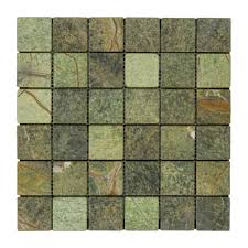 Calacatta (calcutta) gold marble herringbone 2x8 polished. Green Mosaic Tiles Stone Tile Shoppe