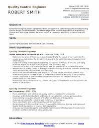 Qa engineer resume examples & samples. Quality Control Engineer Resume Samples Qwikresume