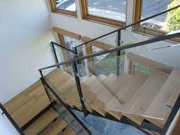Modern Laminate Stair Design Ideas Staircase Design Stairs Design Glass Staircase Railing