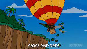 Five killed as hot air ballon hits powerline and crashes into street in new mexico. The Simpsons Gif Id 144981 Gif Abyss