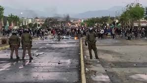 Manifestacion En Quilpue Termina Con Incidentes Y Enfrentamientos Con Carabineros Meganoticias