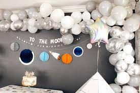 Build a model solar system. Galactic Space Themed Party Out Of This World Birthday Celebration Ann Le Do