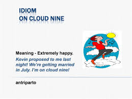 Idiom On Cloud Nine Learnenglish Antriparto Idioms Learn English Language