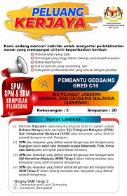 Check spelling or type a new query. Iklan Jawatan Kosong Jabatan Mineral Dan Geosains Malaysia Jobs Hub