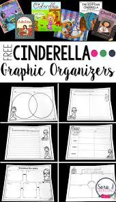 Are there any printable fairy tale writing worksheets? Free Comparing Cinderella Graphic Organizers Sara J Creations