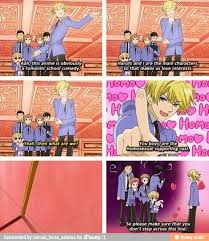 He S Breaking The Fourth Wall Host Club High School Host Club Ouran High School Host Club