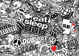 Black And White Graffiti Wallpaper Us 6 32 In Sticker Bomb Wallpaper Sticker Bomb A4 Sticker