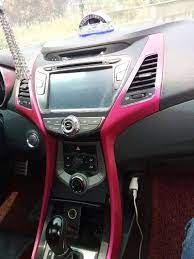 Pink Car Interior Diy Matte Hot Pink Vinyl Car Wrap Pink Car Accessories Car Interior Diy Pink Car